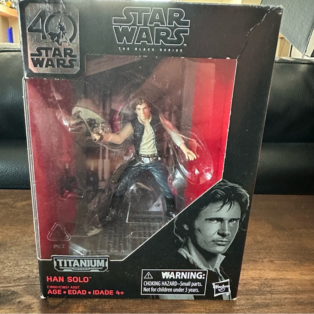 Han Solo Star Wars Black Series 40th Anniversary Titanium Figure Series #05